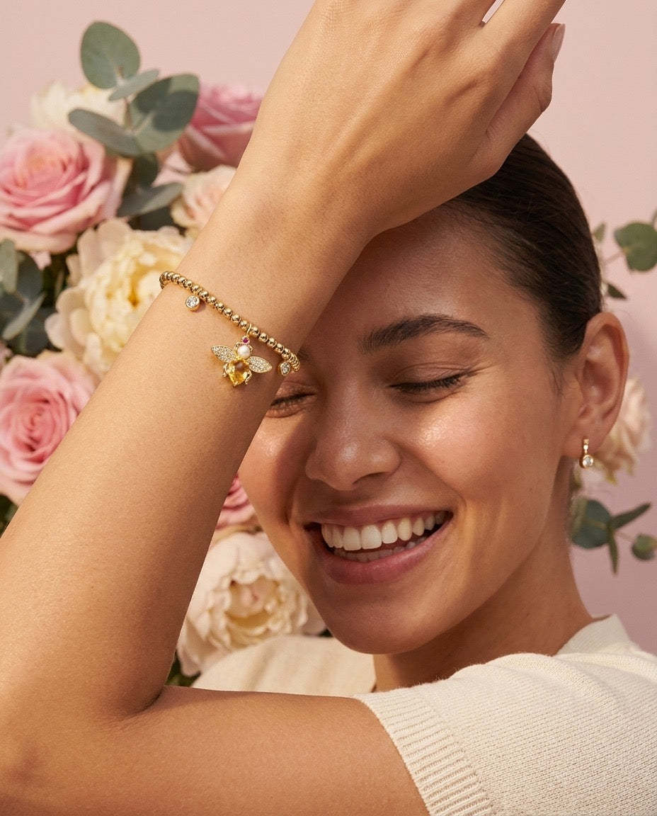 Bee Charm Bracelet