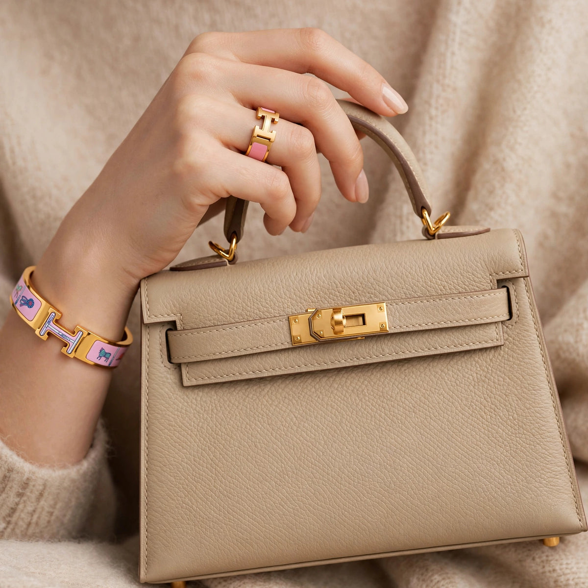 Rose Equestrian Bracelet