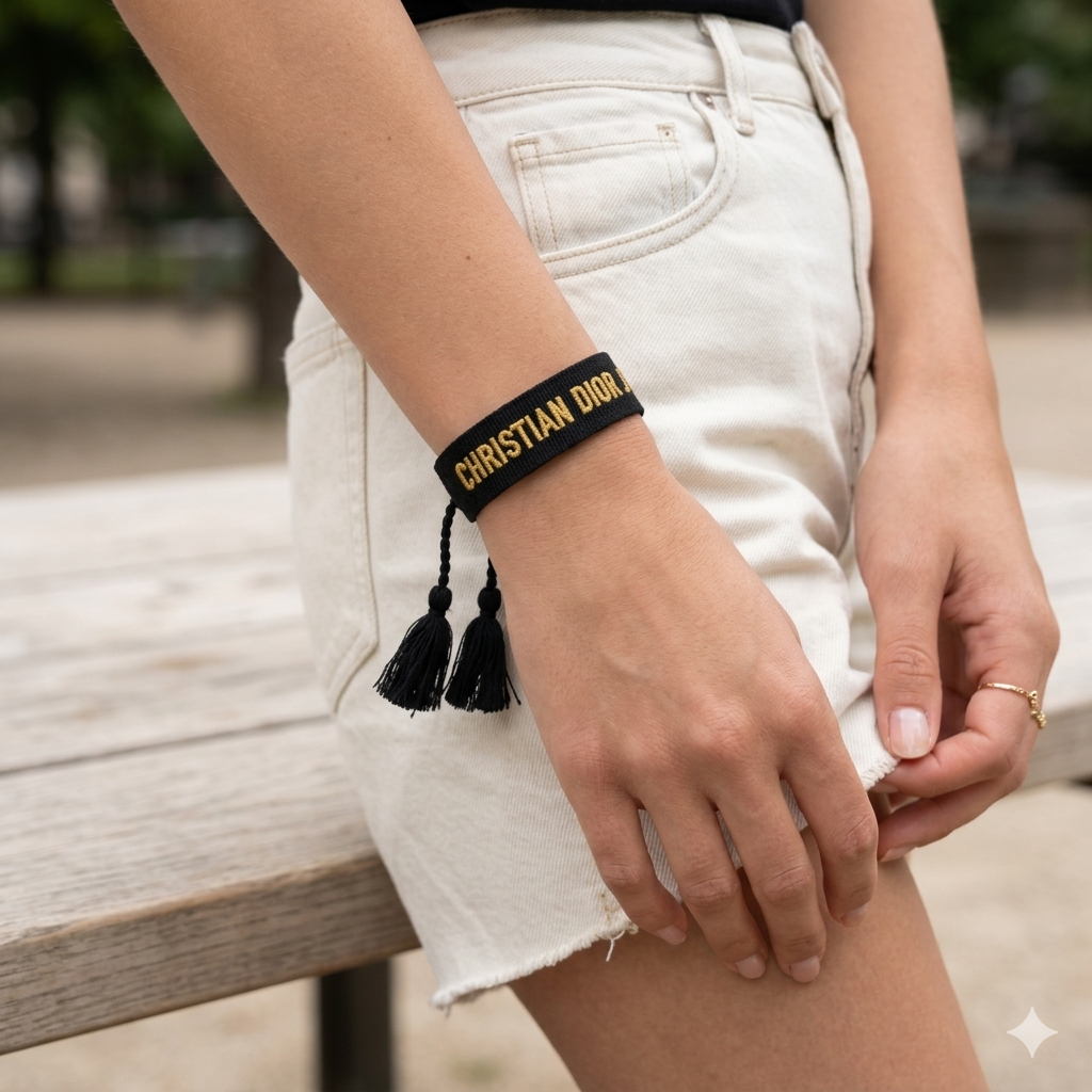 Classic Black Adjustable Bracelet