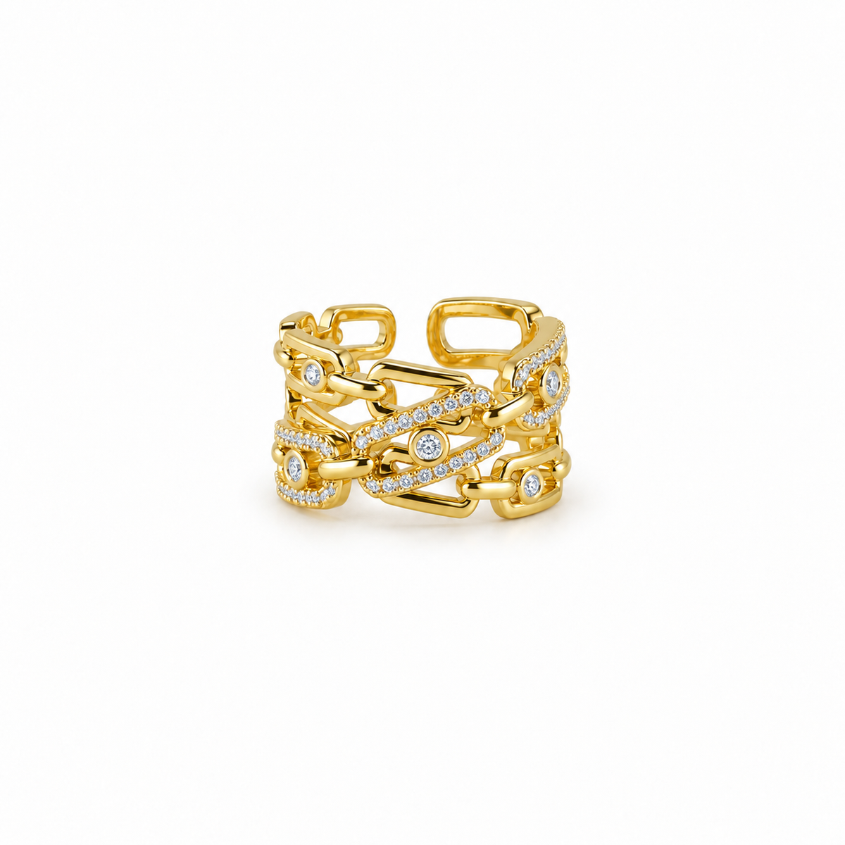 Aurelia Link Bracelet & Ring Set