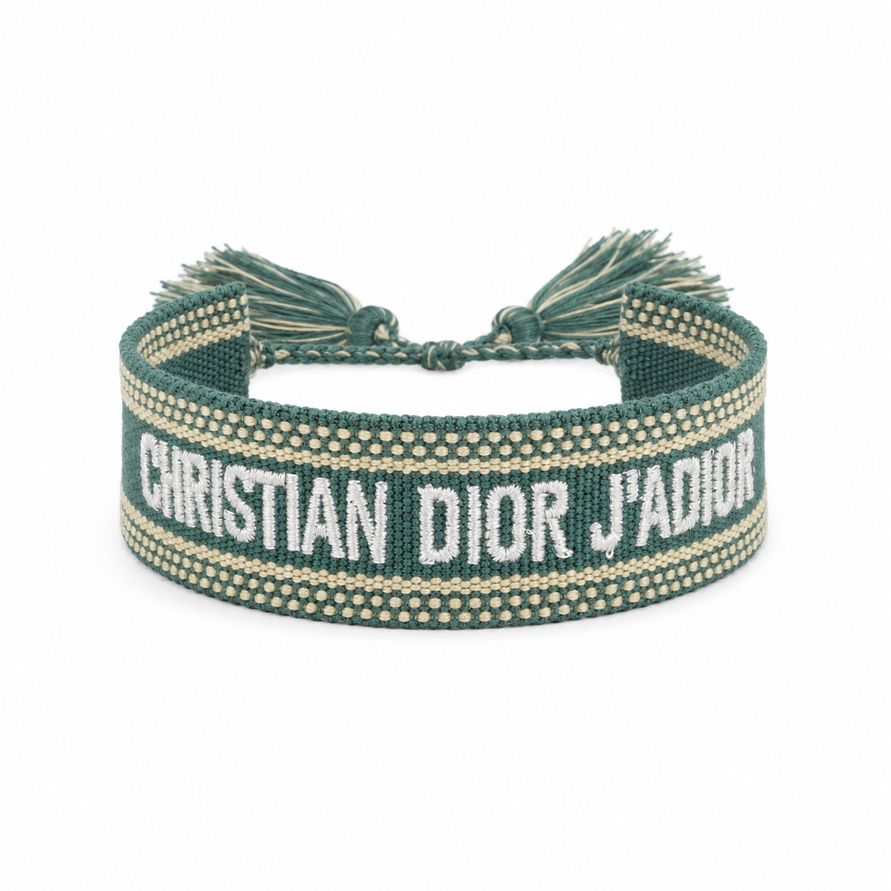 Luxury Woven Friendship Bracelet – Green Inspired Designer Style