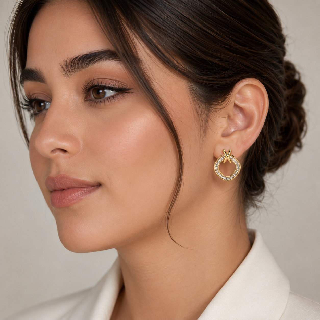 Celeste Halo Earrings