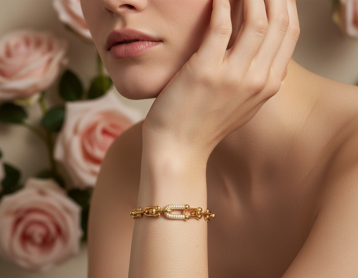 Signature Lock Chain Bracelet