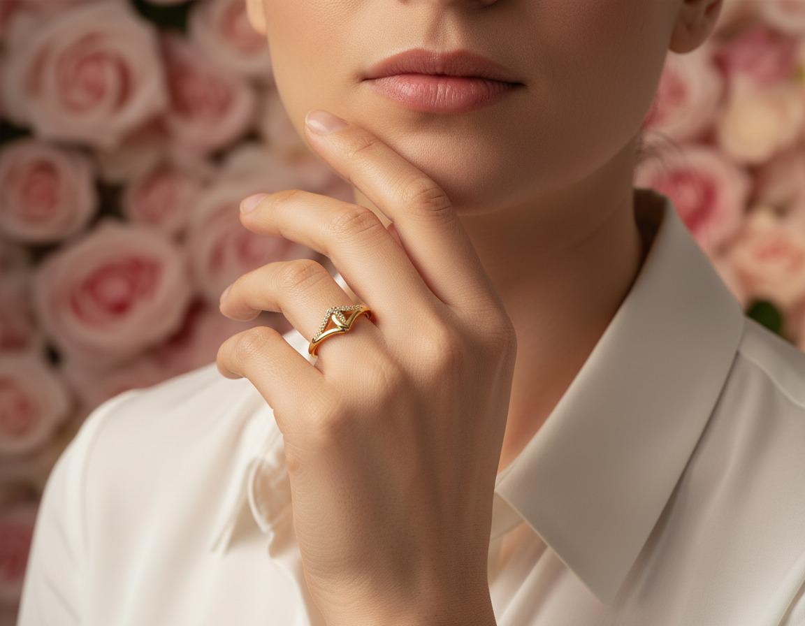 Luxe Geometric Gold Ring