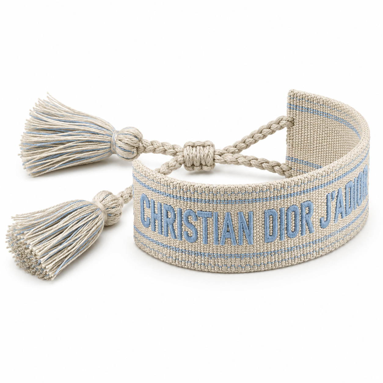 Sky Blue Woven Adjustable Bracelet
