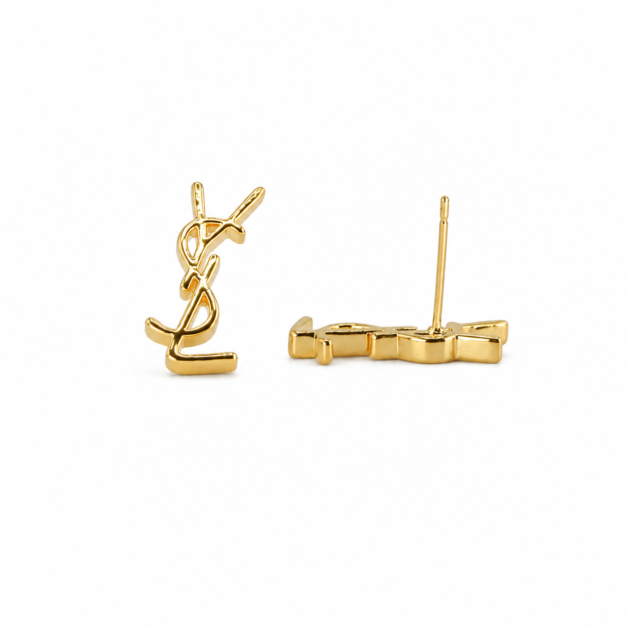 Monogram Luxe Initial Stud Earrings