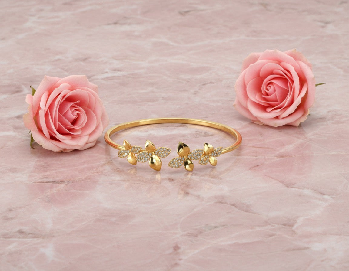 Blossom Crystal Bangle