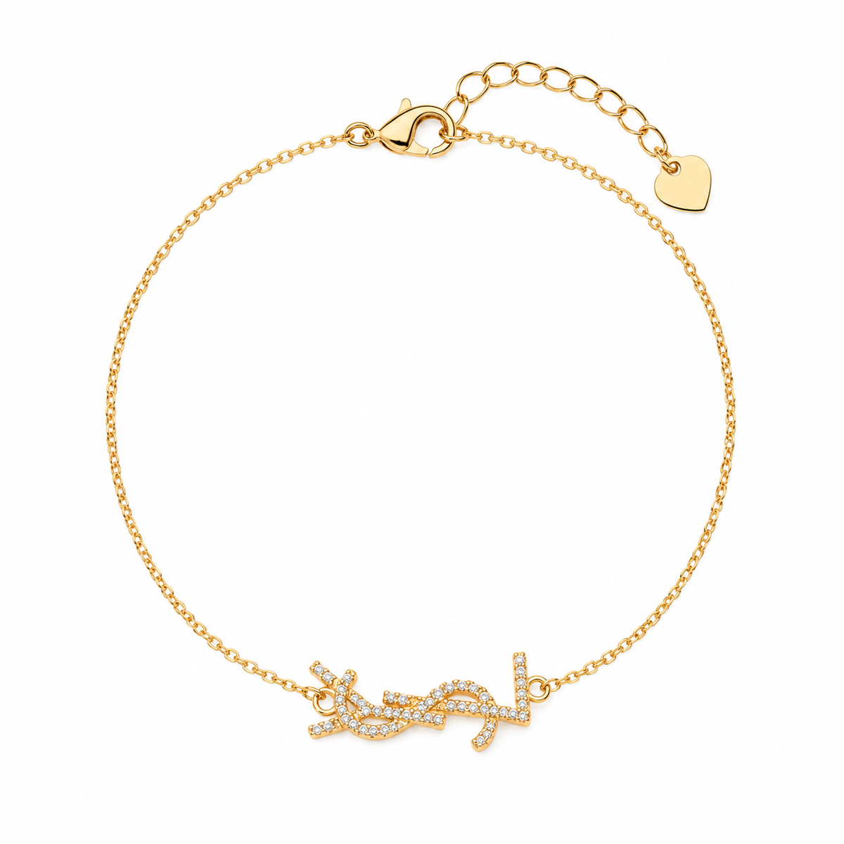 The Crystal Script Bracelet