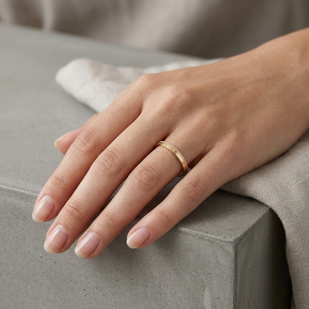Golden Signature Ring