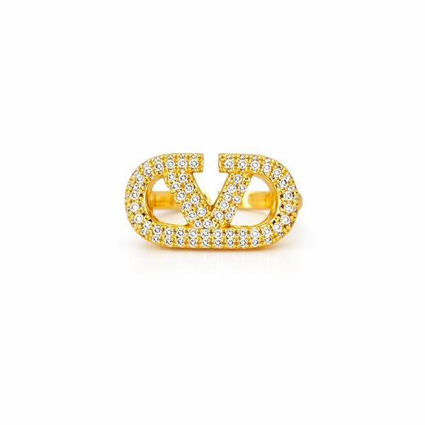 Valora Crystal Gold Ring