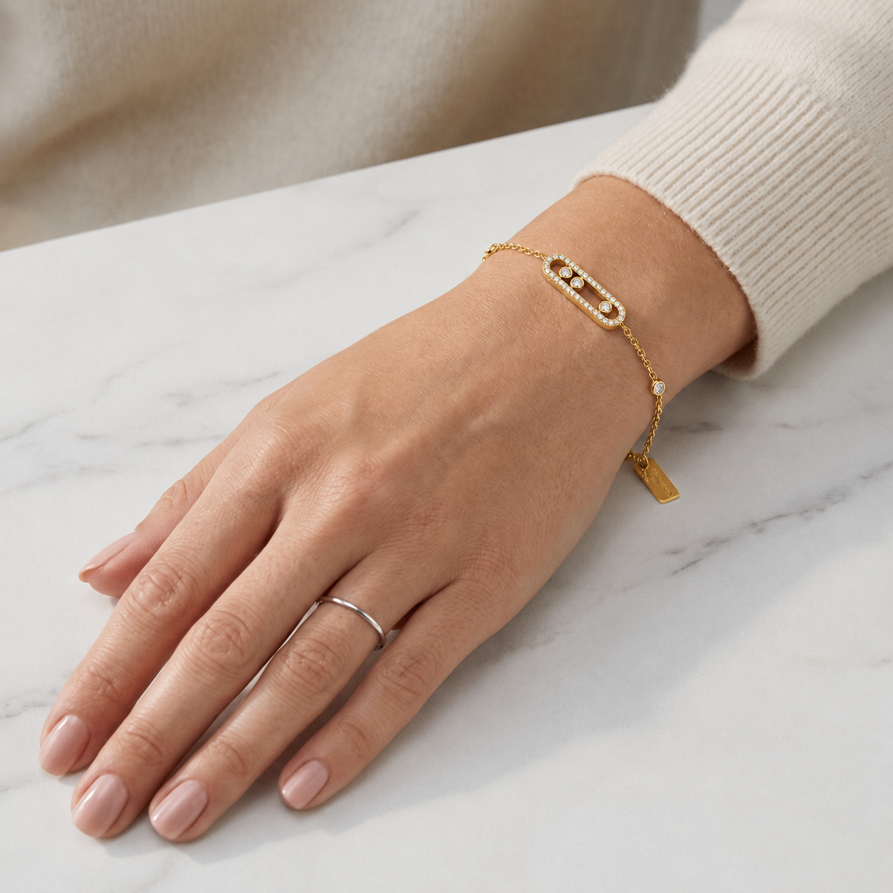 The Masterpiece Motion Chain Bracelet – Gold