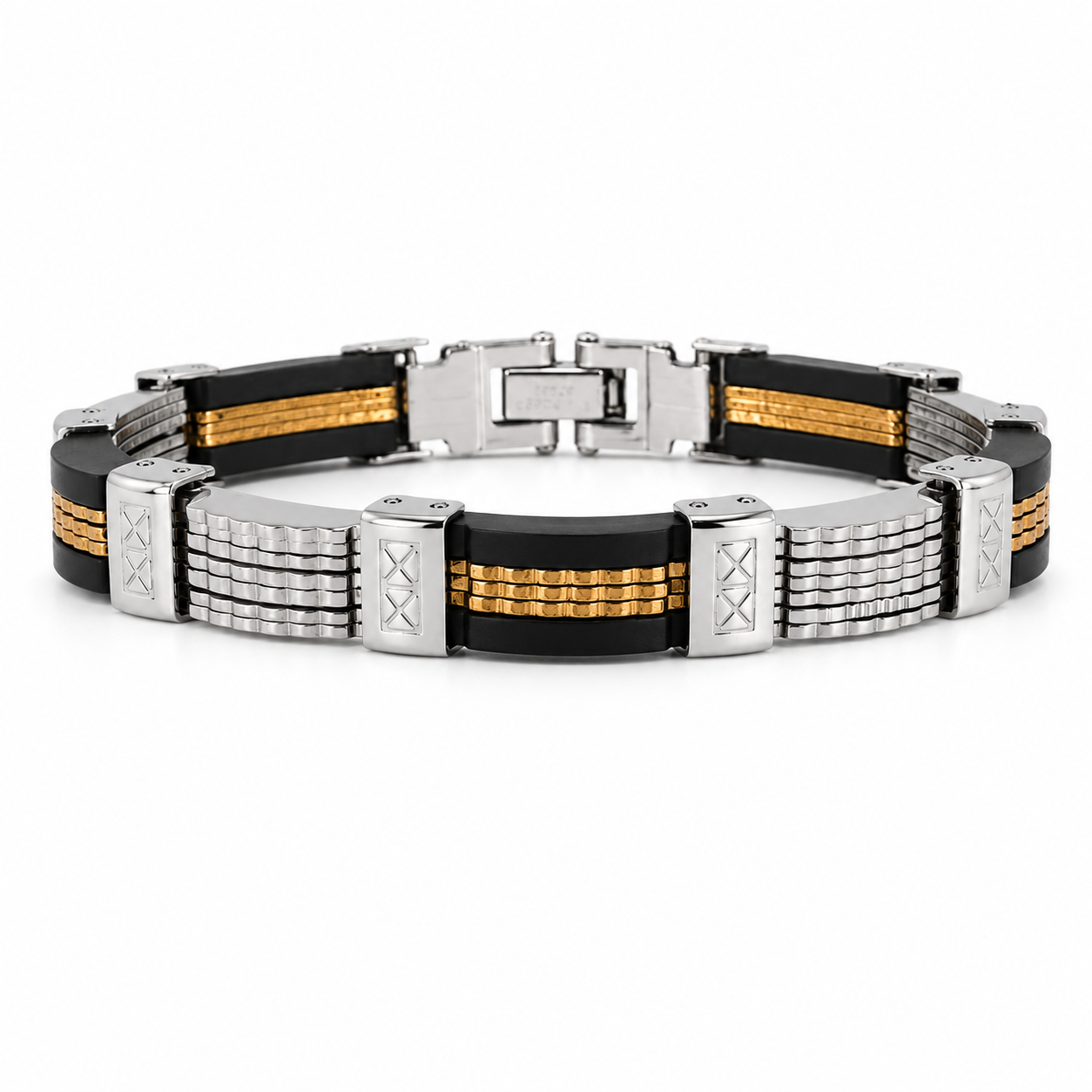 Regent Two-Tone Men’s Bracelet