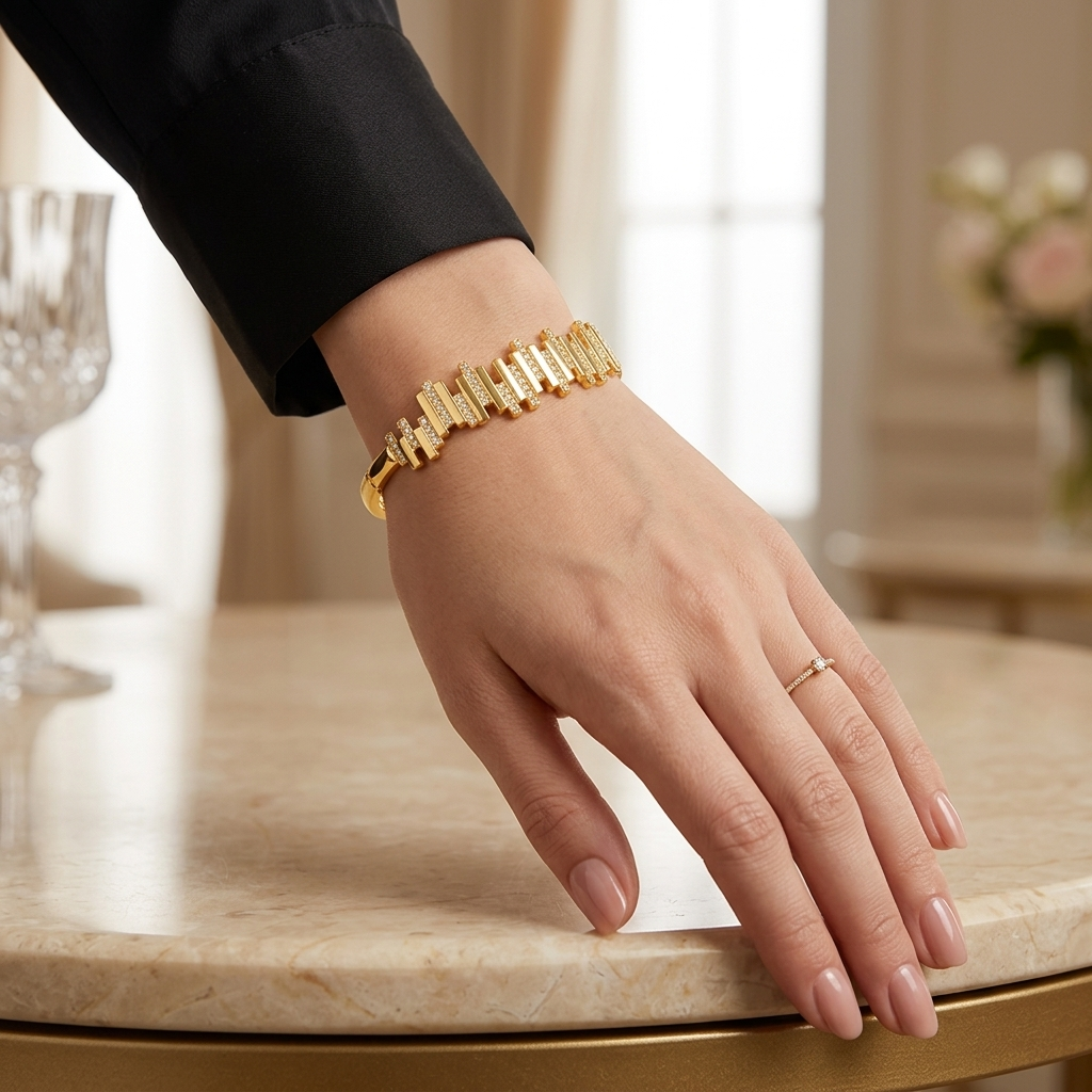 Élan Zircon Bangle