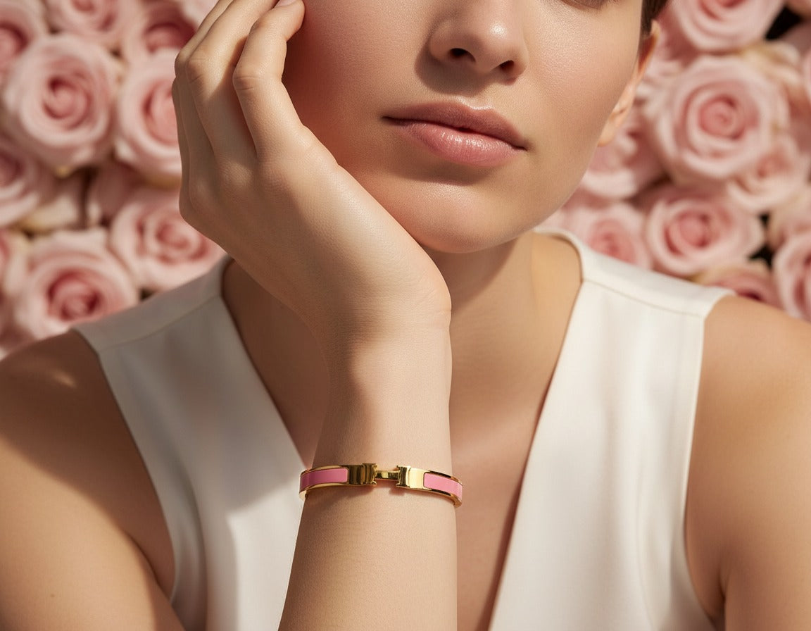 Valencia Rose Luxe Bangle