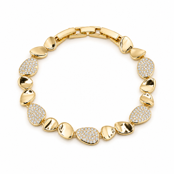 Aurora Disc Crystal Bracelet