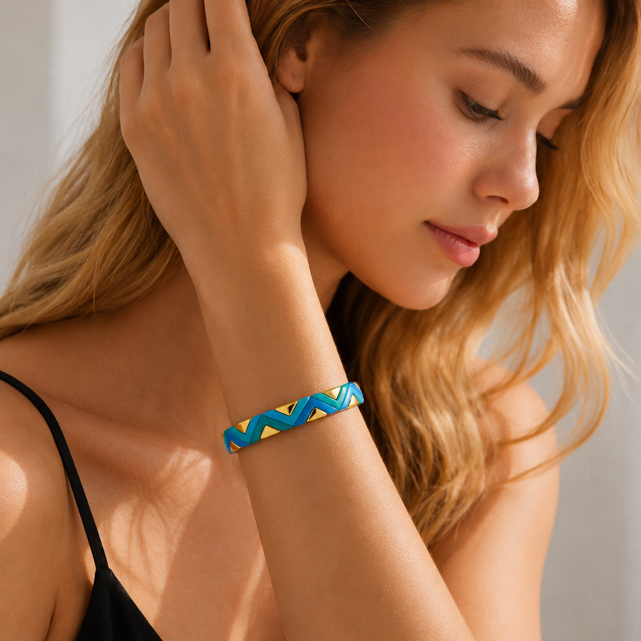 Ocean Mosaic Luxe Bangle