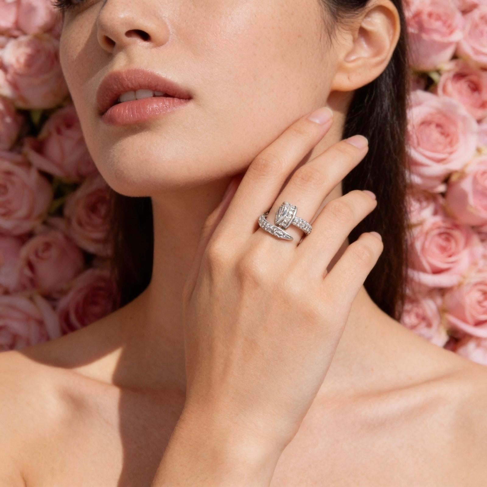 Luxe Wrap Nail Adjustable Ring
