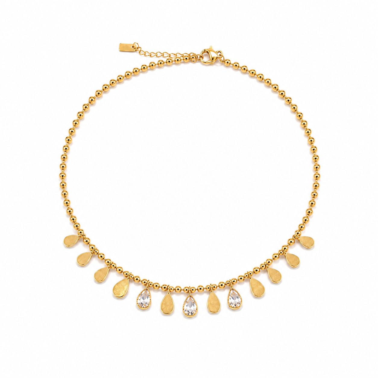 Golden Teardrop Choker