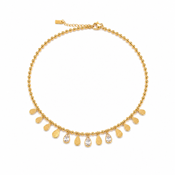 Golden Teardrop Choker