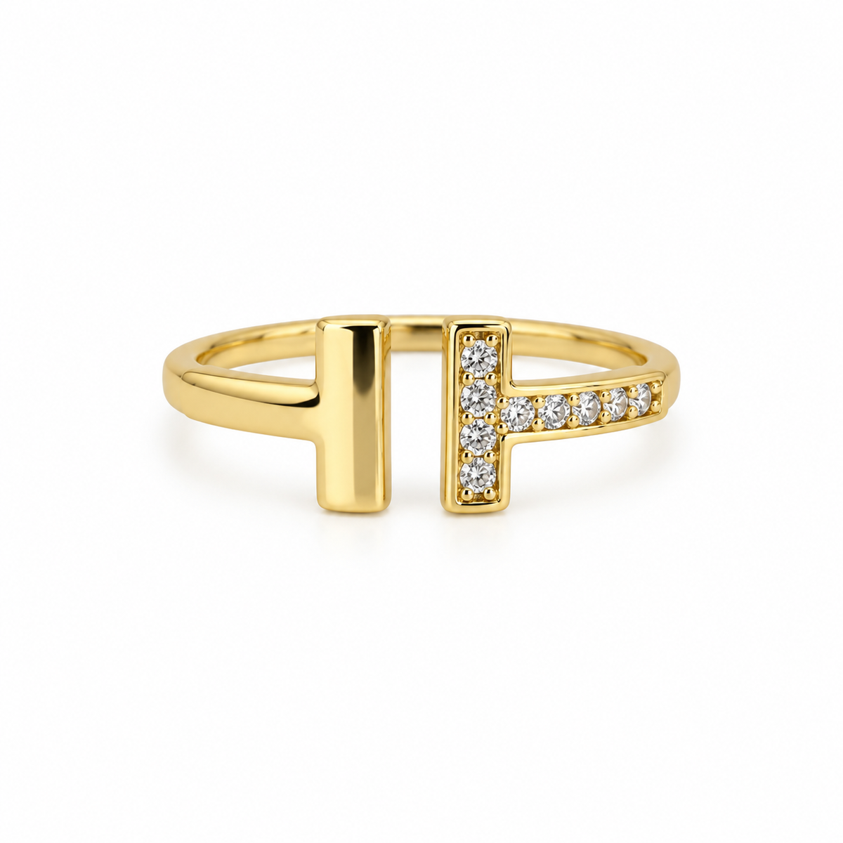 T-Luxe Zircon Open Ring