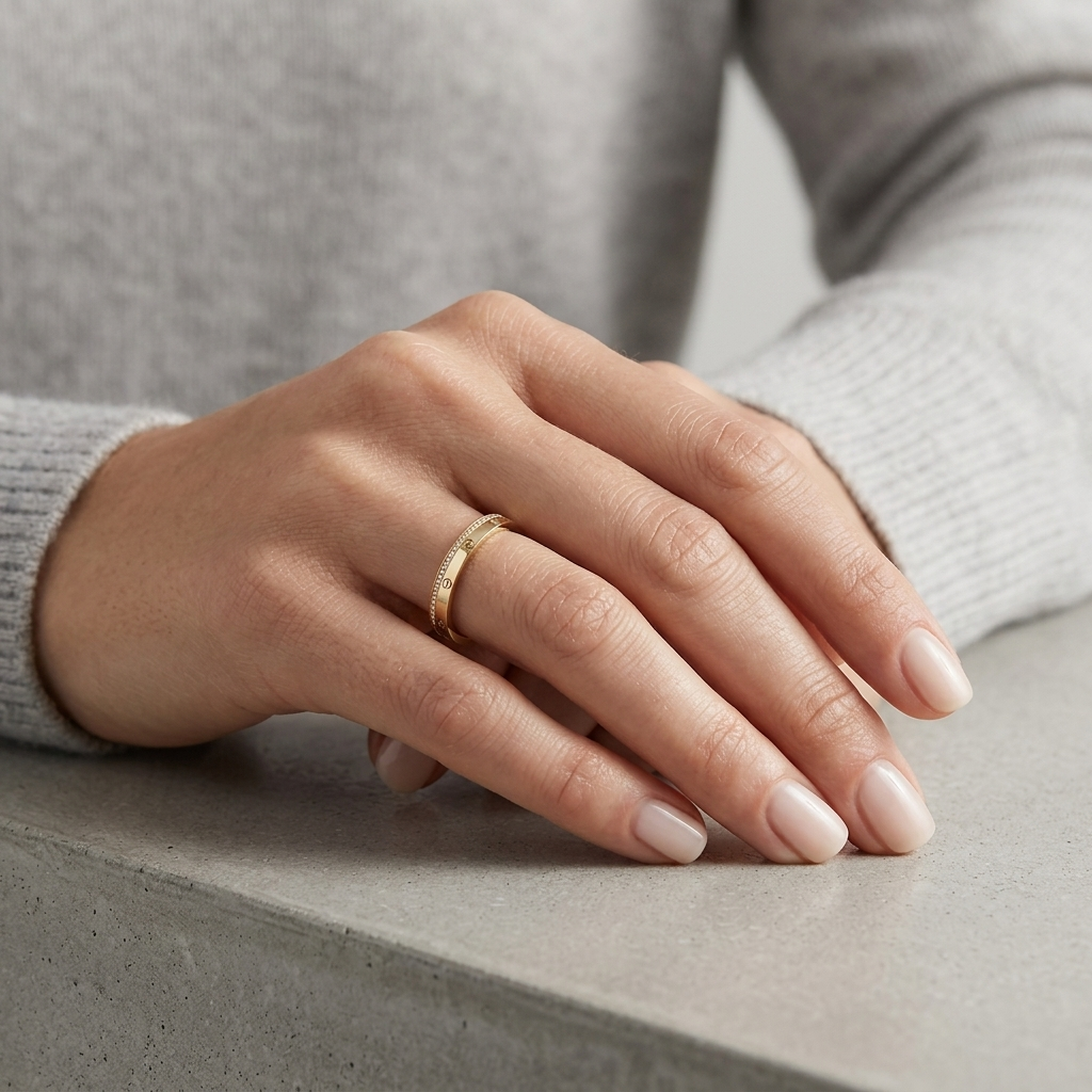 Golden Signature Ring