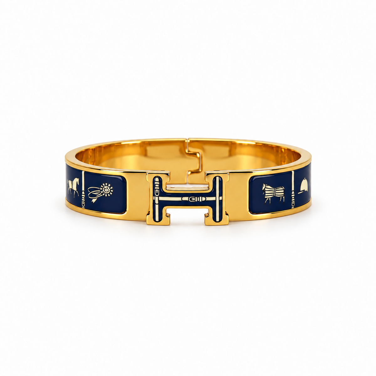 Nile Blue Hieroglyph Bracelet