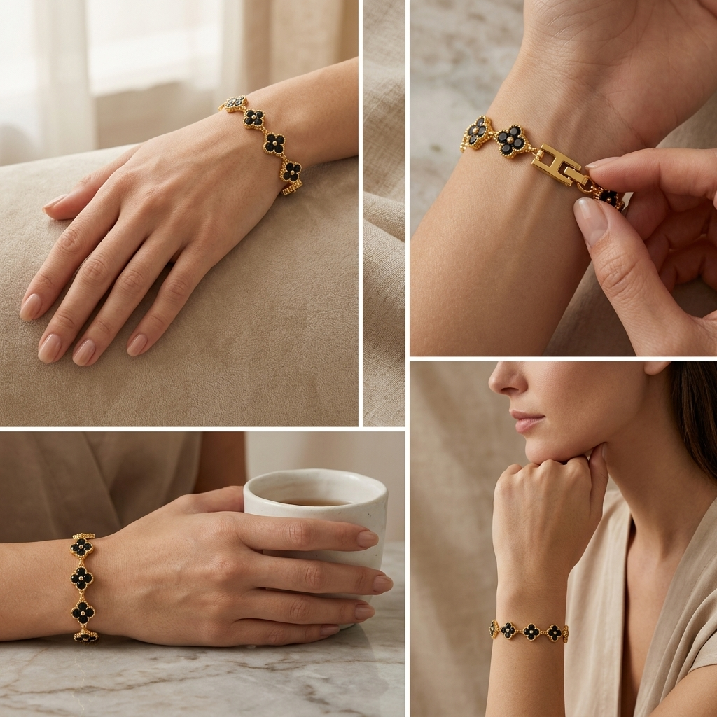 Midnight Bloom Bracelet