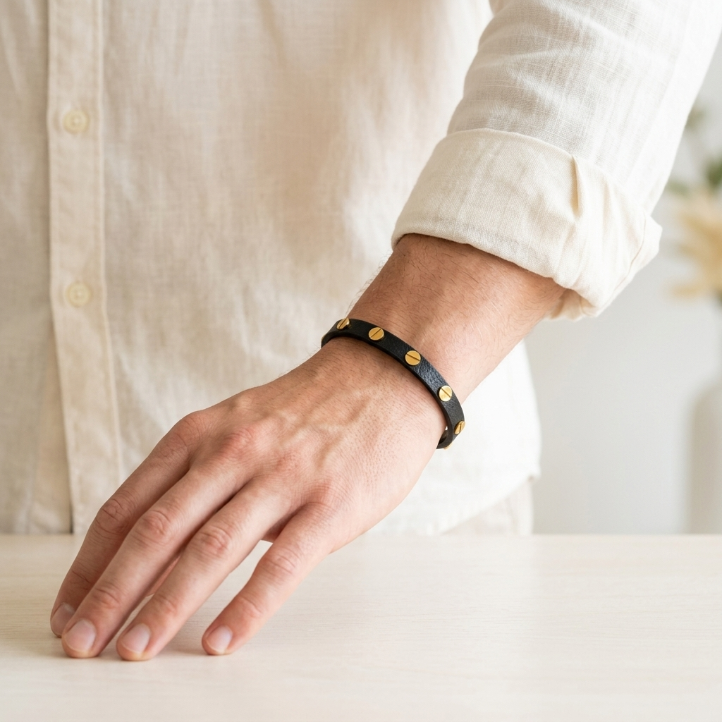 Icon Screw Men’s Bracelet