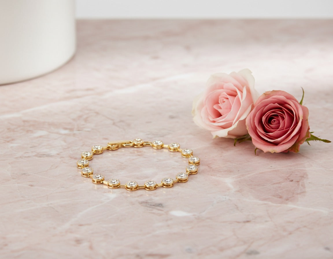 Radiance Crystal Tennis Bracelet