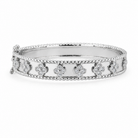 Celeste Clover Bangle