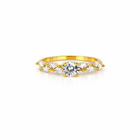 Amour Crown Gold Ring
