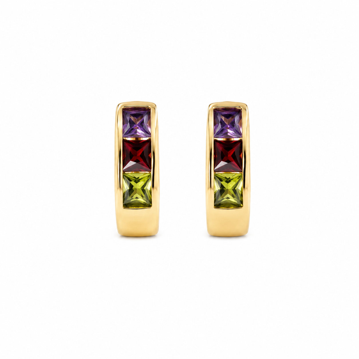 Aurora Trio Huggie Earrings