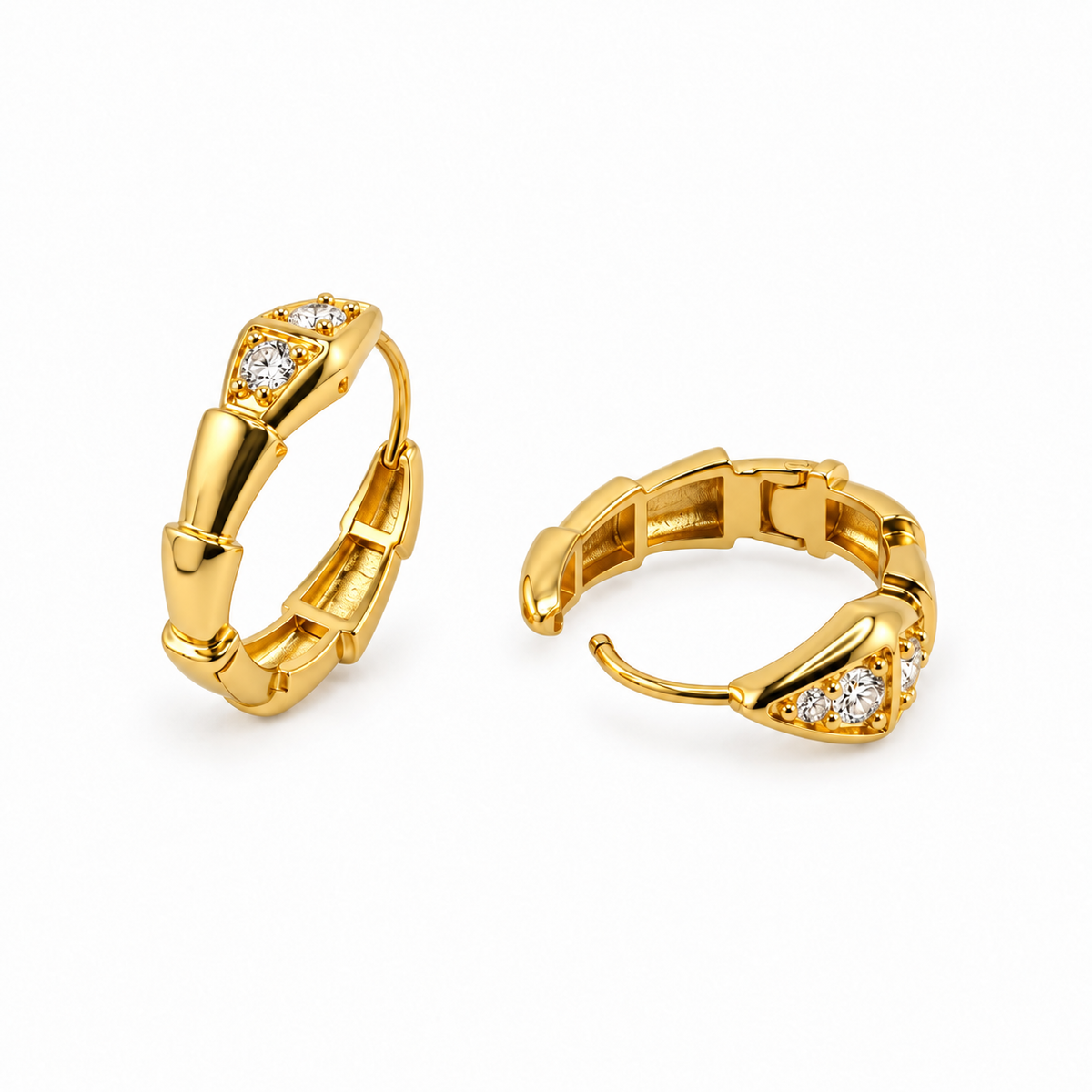 The Golden Arc Earrings