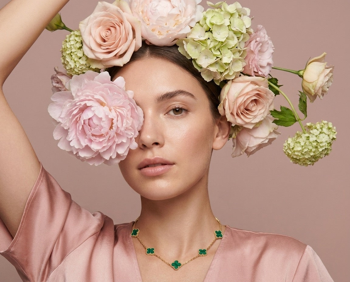 Emerald Luxe Clover Necklace