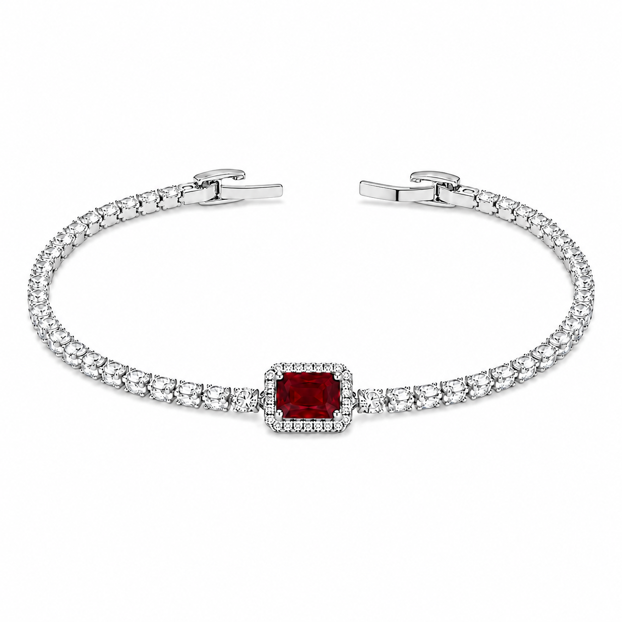 Ruby Royale Tennis Bracelet