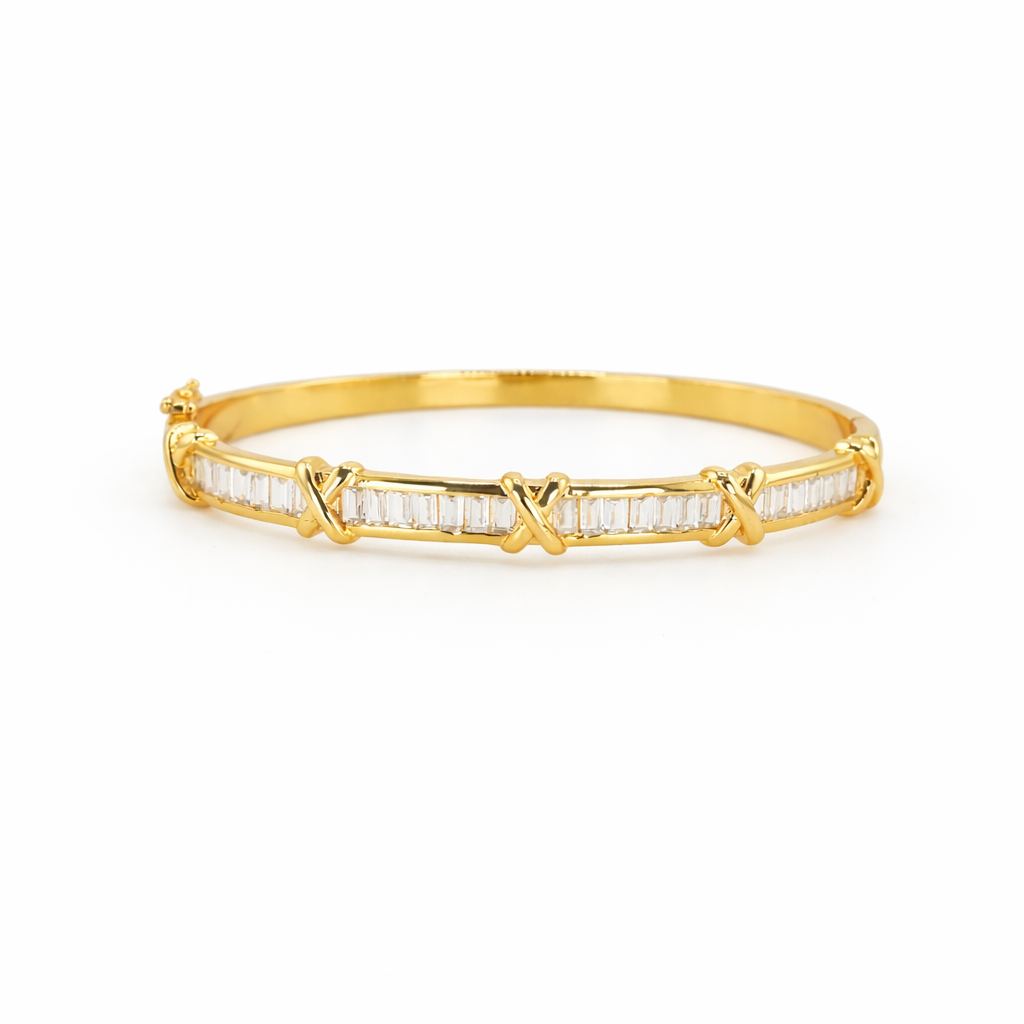X Gold Signature Ring