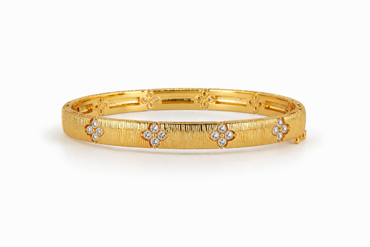 Luxe Floral Gold Bracelet