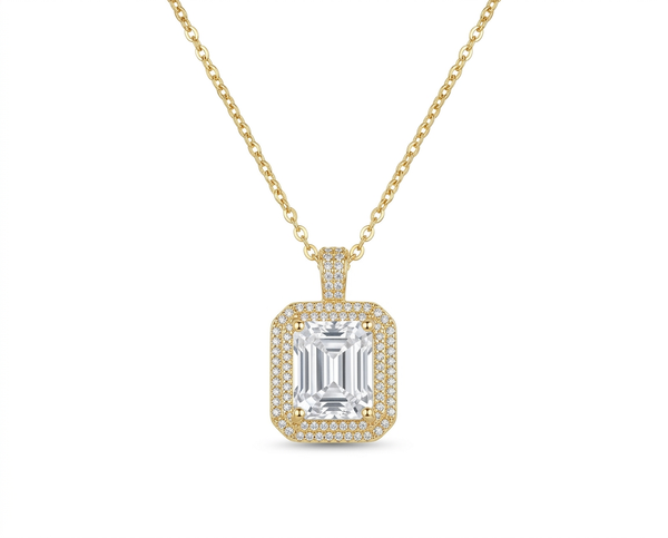 Radiant Emerald Cut Pendant