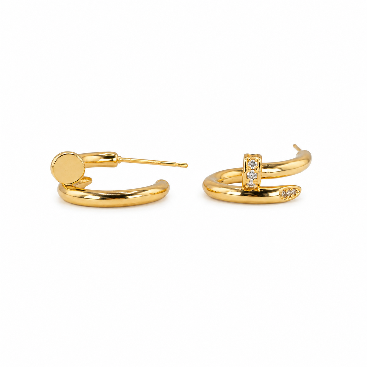 Lumière Crystal Hoop Earrings