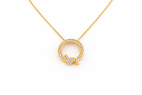 Lumière Circle Pendant Necklace
