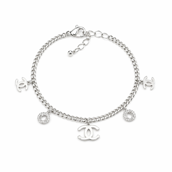 Silver CC Bracelet
