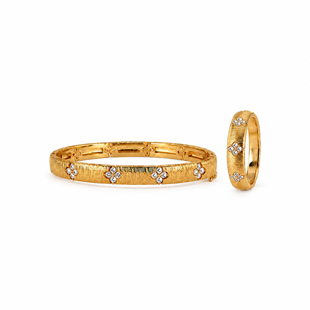 Luxe Floral Gold Bracelet