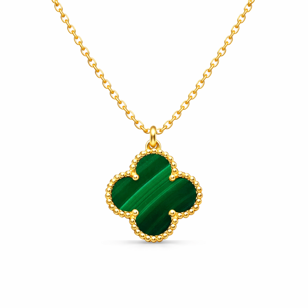Luxury Green Clover Necklace