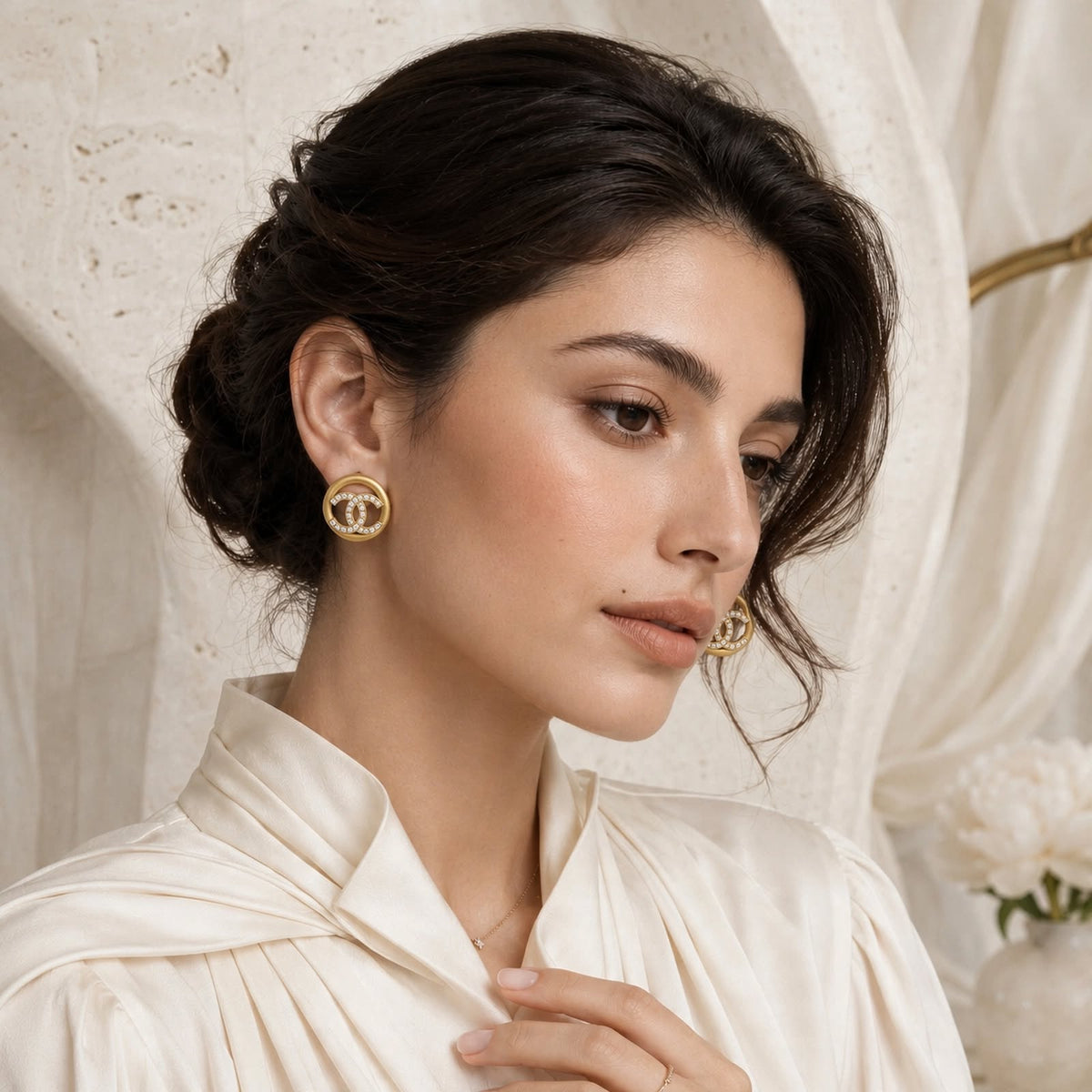 Éclat Circle Earrings