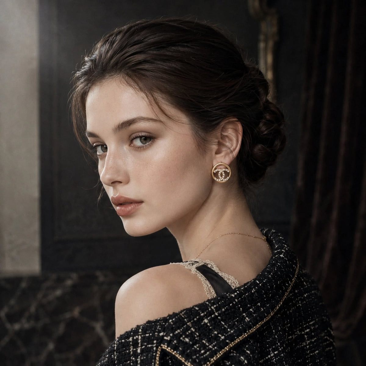 Éclat Circle Earrings