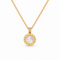 Perla Luxe Medallion Necklace