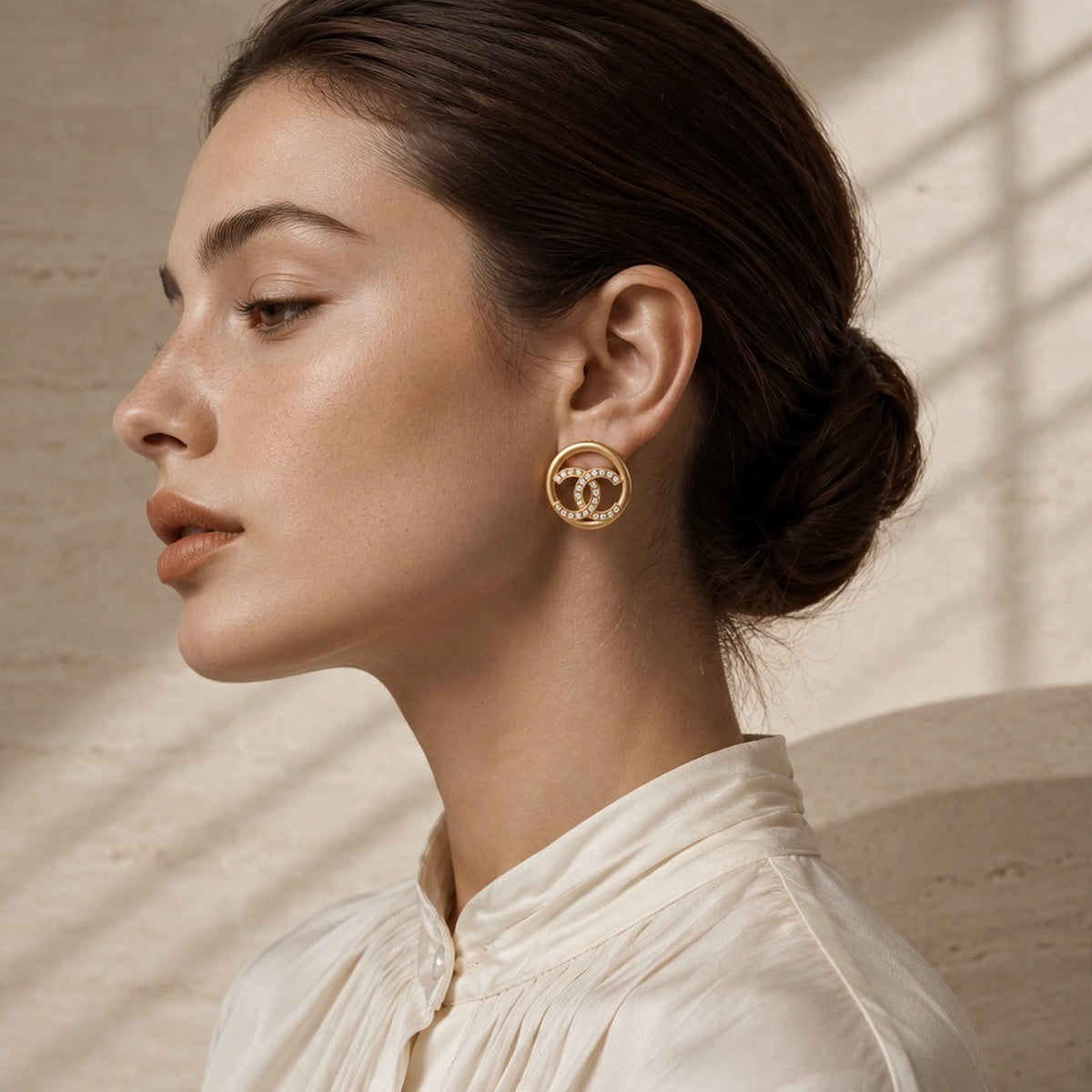 Éclat Circle Earrings
