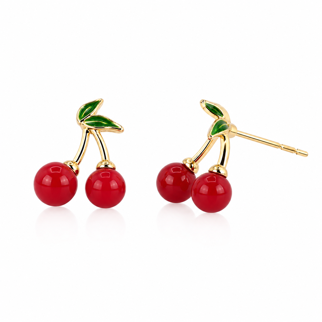 Cherry Drop Earrings