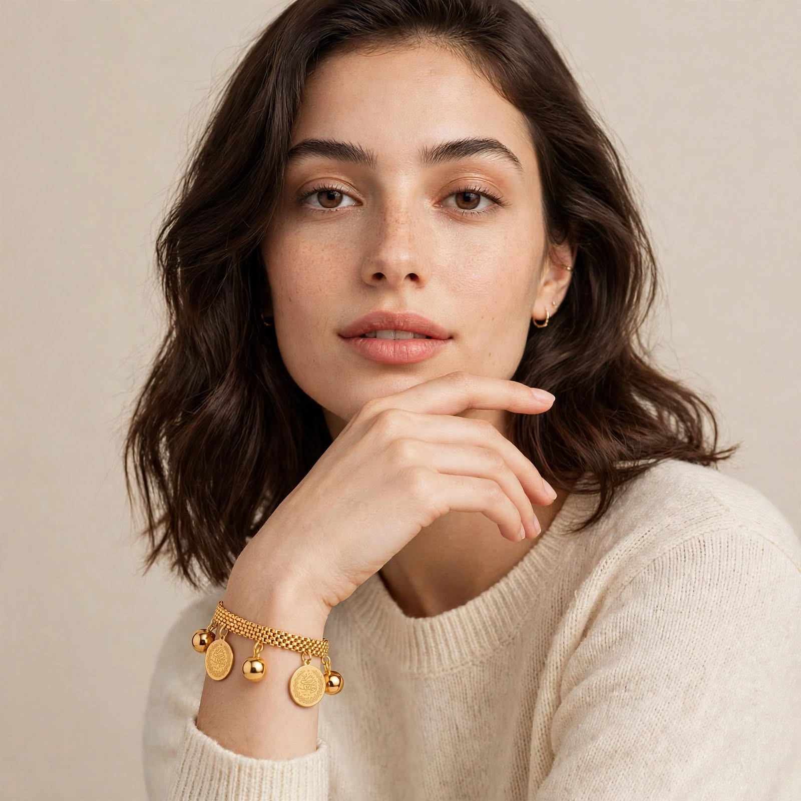 The Aurelia Coin Charm Bracelet