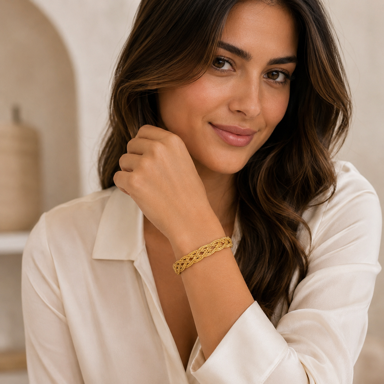 Luna Woven Cuff Bracelet